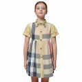 Burberry Brown Premium Girls Dress-thumb-0