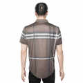 Burberry Brown Checks Embroidered Premium Shirt-thumb-2