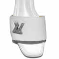 Louis Vuitton White Premium Women's Flat Sandals-thumb-3