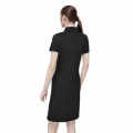 Ralph Lauren Embroidery Logo Black Premium Dress-thumb-2