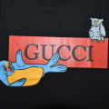 Gucci Logo Print Black Premium Kids T-shirt-thumb-3