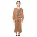 YSL Brown Premium Girls Co-ord Set-thumb-0