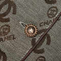 Chanel Embroidery Logo Print Brown Premium Girls Dress-thumb-4