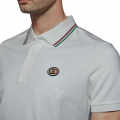 Gucci White Premium logo Embroidered T-shirt-thumb-3