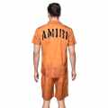 Amiri Orange Premium Mens Shirt & Shorts Combo-thumb-1
