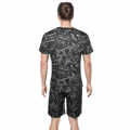 Prada Black Premium Quality Short Sleeve Shirt & Shorts Combo-thumb-1