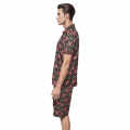 Gucci GG Print Red & Black Premium Luxury Shirt & Shorts Combo-thumb-2