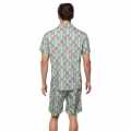 Gucci Pineapple Green GG print Bowling Shirt & Shorts Combo-thumb-1