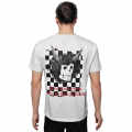Amiri White Wes Lang Checker Skull T-shirt-thumb-1