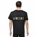 Amiri Black Premium Bandana Logo Cotton T-shirt-thumb-1