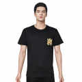 Amiri Black Premium Bandana Logo Cotton T-shirt-thumb-0