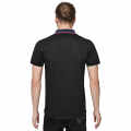 Gucci Strawberry Embroidered Black Polo T-shirt-thumb-1
