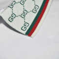 Gucci White Embossed Logo Premium Quality T-shirt-thumb-4