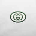 Gucci White Embossed Logo Premium Quality T-shirt-thumb-3
