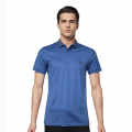 Louis Vuitton Logo Print Blue Premium Quality Polo Tees-thumb-0