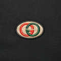 Gucci Black Embroidered logo Premium T-shirt-thumb-3
