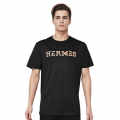 Hermes Paris Black Round Neck Premium T-shirt-thumb-0