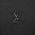 Louis Vuitton Black Embroidery Logo Premium Polo T-shirt-thumb-3