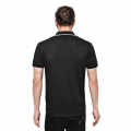 Prada Black Embroidery Logo Premium Polo T-shirt-thumb-1