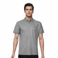 Brunello Cucinelli Grey Embroidery Premium Polo T-shirt-thumb-0