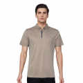 Burberry Embossed Logo Brown Premium Quality Polo T-shirt-thumb-0