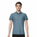Louis Vuitton Teal Blue Embroidery Logo Premium Polo T-shirt-thumb-0