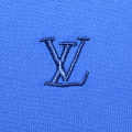 Louis Vuitton Blue Premium Quality Polo Tees-thumb-3