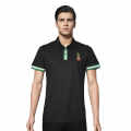 Louis Vuitton Jacquard Duck Black Premium Polo T-shirt-thumb-0