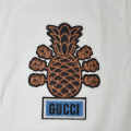 Gucci Pineapple Print White Premium Polo T-shirt-thumb-3
