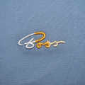 Boss Light Blue Embroidery Logo Premium Polo T-shirt-thumb-3