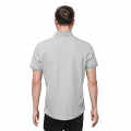 Fendi Embroidered logo Grey Premium Polo T-shirt-thumb-1