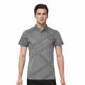 Burberry Grey Checks Printed Polo T-shirt-thumb-0