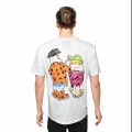 Moschino White Flintstones Print Premium T-shirt-thumb-1
