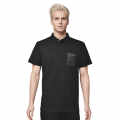 Fendi Black Premium Zip Pocket T-shirt-thumb-0