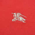 Burberry Embroidered logo Red Premium Quality T-shirt-thumb-3