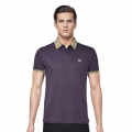 Burberry Embroidered logo Dark Purple Premium T-shirt-thumb-0