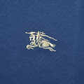 Burberry Embroidered logo Navy Blue Premium T-shirt-thumb-3