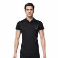 Fendi Embroidered logo Black Premium Quality T-shirt-thumb-0