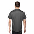 Ferragamo Grey Embossed Logo Premium Polo T-shirt-thumb-1
