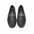 Louis Vuitton Black Hockenheim Moccasin Loafers-thumb-3