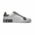 Dolce & Gabbana Portofino White & Grey Sneakers-thumb-1