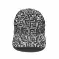 Fendi All-over Print Black Premium Cap-thumb-1