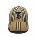 Burberry TB Embroidered Brown Check Premium Cap-thumb-1