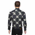 Dolce & Gabbana Monogram Print Black Shirt-thumb-1