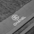 Chanel Embroidered logo Grey Premium Towel - Set of 3-thumb-1