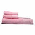 Versace Embroidered logo Pink Premium Towel - Set of 3-thumb-2