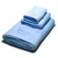 Dior Embroidered Blue Premium Towel - Set of 3-thumb-0