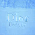 Dior Embroidered Blue Premium Towel - Set of 3-thumb-4