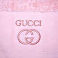 Gucci Embroidered Pink Premium Quality Towel - Set of 3-thumb-4