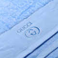 Gucci Embroidered Blue Premium Quality Towel - Set of 3-thumb-1